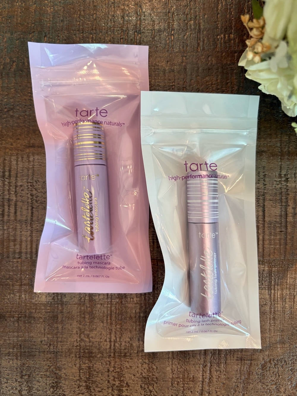 New TARTE Tartelette Tubing MASCARA & LASH PRIMER Minis SET!